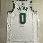 Maillot de Basket #0 Tatum Celtics 75th anniversary authentique Blanc